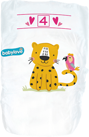 Windeln Premium Gr. 4, Maxi, 8-14 kg babylove
