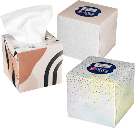 Taschentücher Box XXL Cube 4-lagig Soft&Sicher
