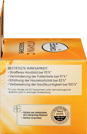 Nappali arckrém C-vitaminnal, FF15 fényvédelemmel Balea