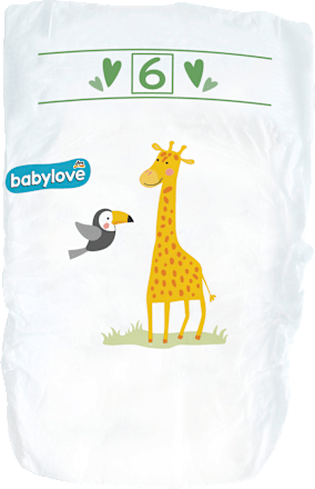 Windeln Premium Gr. 6, XXL, 15-20 kg, Monatspack babylove