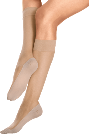 Kniestrümpfe COOLMAX®  champagner Gr. 39-42, 20 DEN Fascino