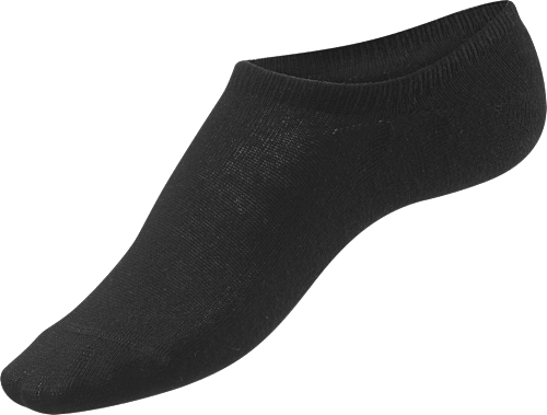 Sneaker mit Bio-Baumwolle und Fersen-ABS, Gr. 43-46, schwarz Fascino