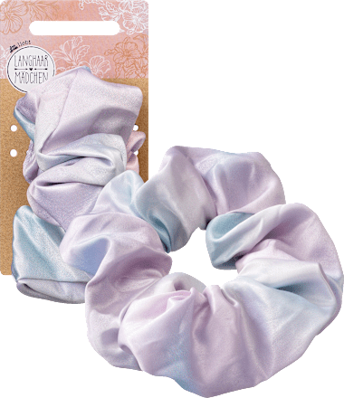 Scrunchie mit Farbverlauf Langhaarmädchen