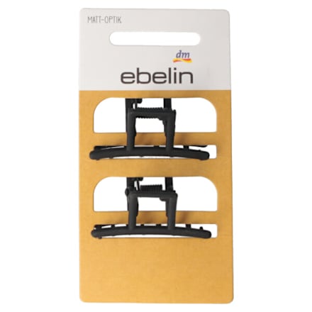 Fermagli per capelli neri opachi ebelin