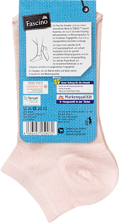 Sneaker mit Wolle und TENCEL™ Lyocell, Gr. 39-42, beige Fascino