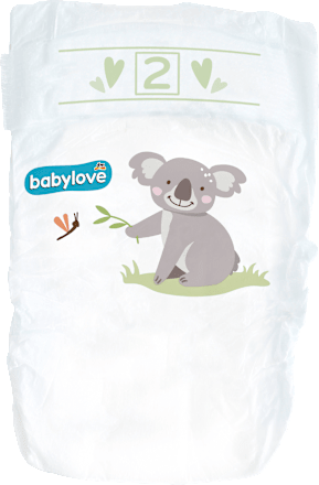 Windeln Premium Gr. 2, Mini, 3-6 kg babylove
