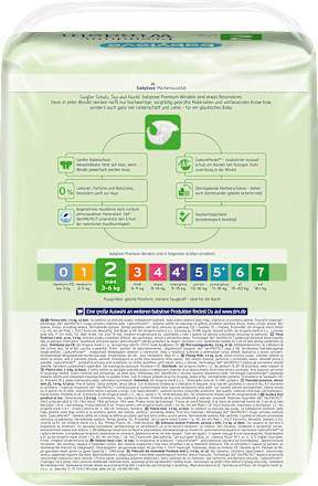Windeln Premium Gr. 2, Mini, 3-6 kg babylove