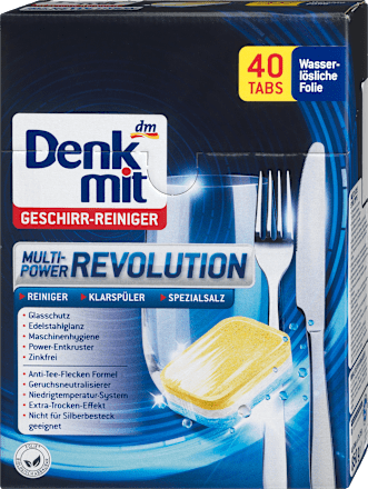 Tablety do umývačky riadu Multi-Power Revolution Denkmit