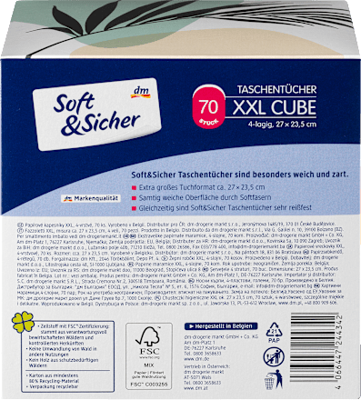 XXL kutija sa papirnim maramicama 4-slojne, više vrsta Soft&Sicher