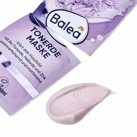 Gesichtsmaske Tonerde (2x8 ml) Balea