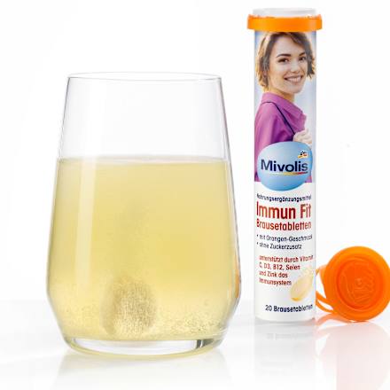 Šumeće tablete Immun Fit – podrška imunitetu Mivolis