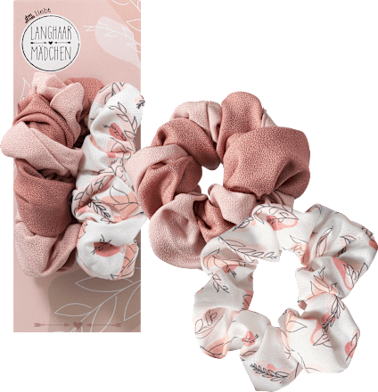 Wild Heart Scrunchie 2er-Set Langhaarmädchen