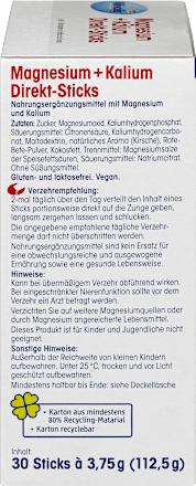 Magnézium-kálium por étrend-kiegészítő, cseresznye ízű, 30 adag Mivolis