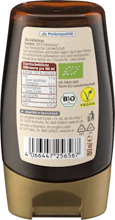 bio datlový sirup dmBio