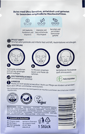 Tuchmaske Ultra Sensitive Balea med