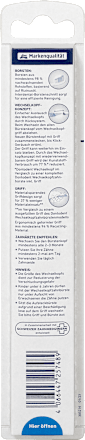 Zobna ščetka z zamenljivimi glavami, Medium, 1 ročaj + 3 nadomestne glave Dontodent