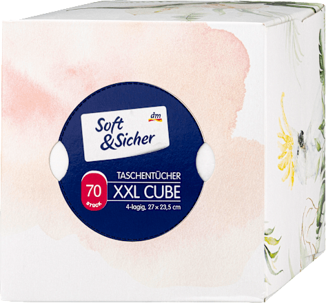 Box fazzoletti XXL 4 veli assort. Soft&Sicher