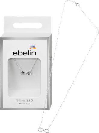 Halskette Unendlichkeitszeichen-Anhänger 925 Silber  ebelin