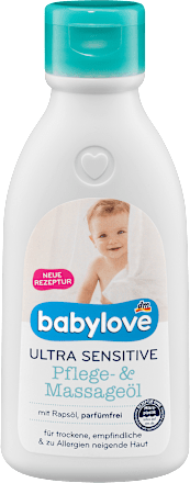 Baby Pflege-und Massageöl Rapsöl ultra sensitive babylove