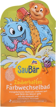 Kinder Badezusatz Farbwechsel Monster SauBär