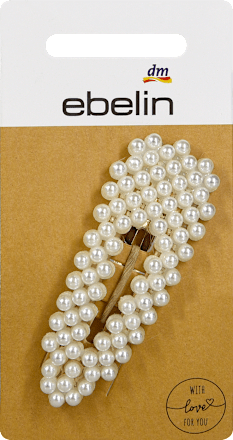 Große Perlenhaarspange ebelin