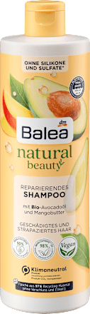 Szampon regenerujący z olejem z awokado i masłem mango natural beauty Balea