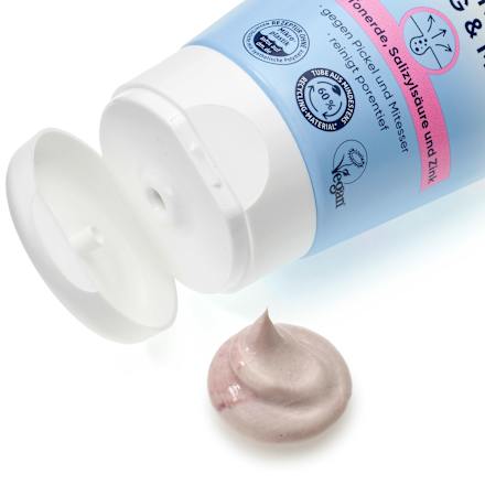 hautrein piling maska za lice sa roze glinom, 3u1  Balea