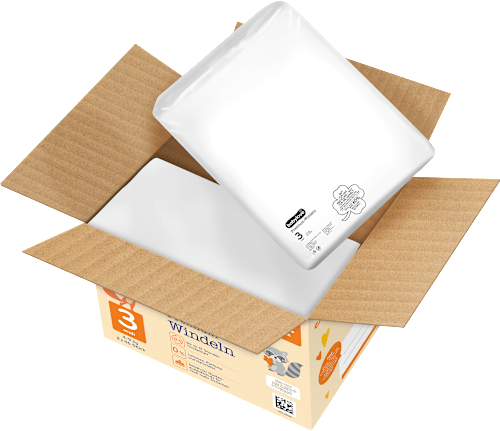 Windeln Premium Gr. 3 Midi, (4-9 kg), Jumbo Pack babylove