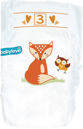 Windeln Premium Gr. 3 Midi, (4-9 kg), Jumbo Pack babylove
