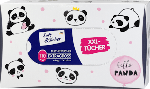 Ekstraduże chusteczki higieniczne Soft&Sicher