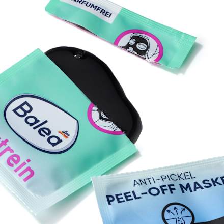 hautrein maska za lice, peel-off Balea