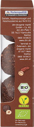 Datľovo - lieskovcové guľôčky s nugátom Bliss Balls dmBio