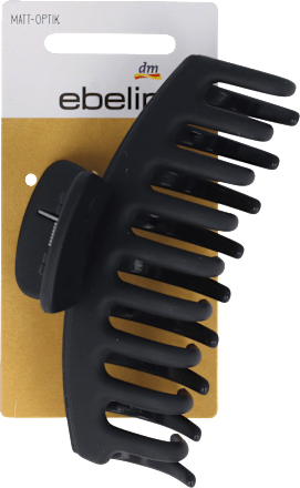 Pinza per capelli nero opaco ebelin