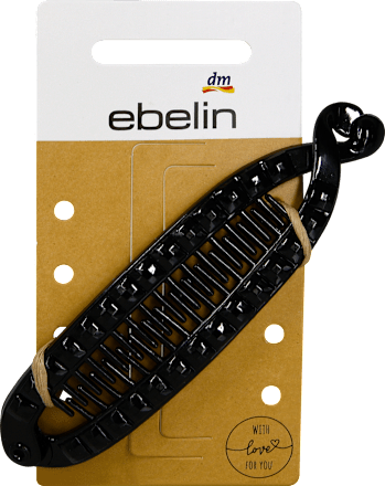 Molletta per capelli nera a banana ebelin