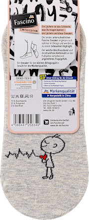 Sneaker im mismatched-Design, Gr. 39-42, grau Fascino