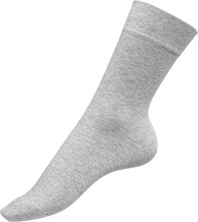 Socken mit Bio-Baumwolle, Gr. 39-42, grau Fascino