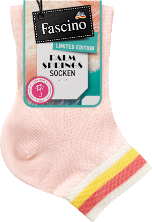 Socken mit Struktur, Gr. 39-42, rosa Fascino