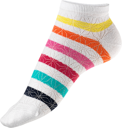 Sneaker mit floraler Struktur, Gr. 35-38, weiß, bunt Fascino