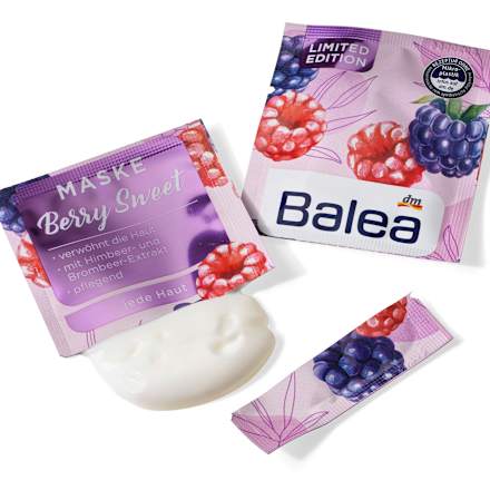 Gesichtsmaske Berry Sweet (2x8 ml) Balea