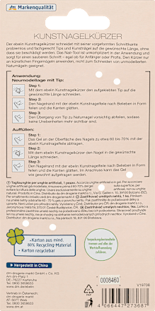 Kunstnagelkürzer sortiert ebelin