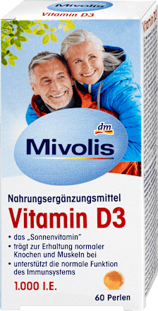 Vitamin D3, 1000 IU, dodatak ishrani Mivolis