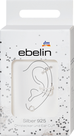 Ohrstecker und Ear Cuff 925 Silber ebelin