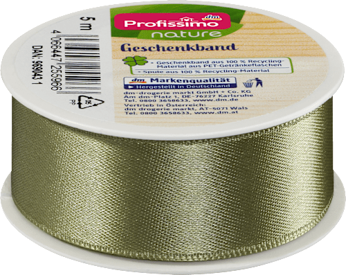 nature Geschenkband antikgrün  Profissimo