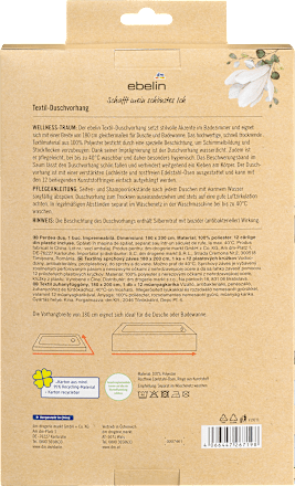 Tekstilna zavjesa za tuš ili kadu ebelin