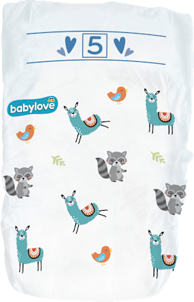 Windeln Premium Gr. 5, Junior,10-16 kg babylove