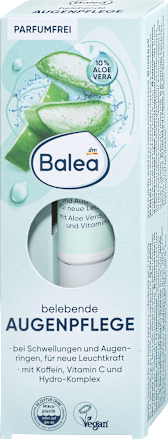 Krema za poživitev kože okrog oči z 10% aloe vere Balea