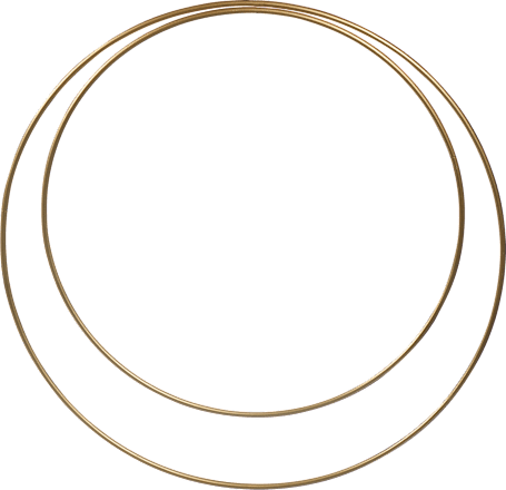 Dekorativni kovinski obroč Paradies