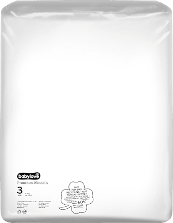 Windeln Premium Gr. 3 Midi, (4-9 kg), Jumbo Pack babylove