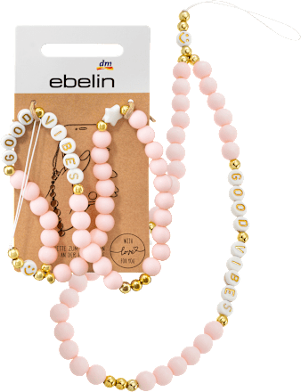 Handykette mit Perlen ebelin