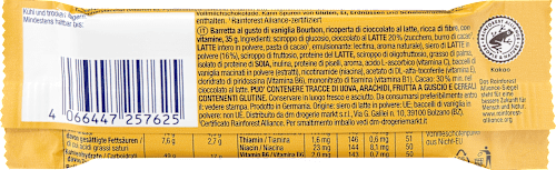 Molke-Riegel Bourbon-Vanille-Geschmack Mivolis